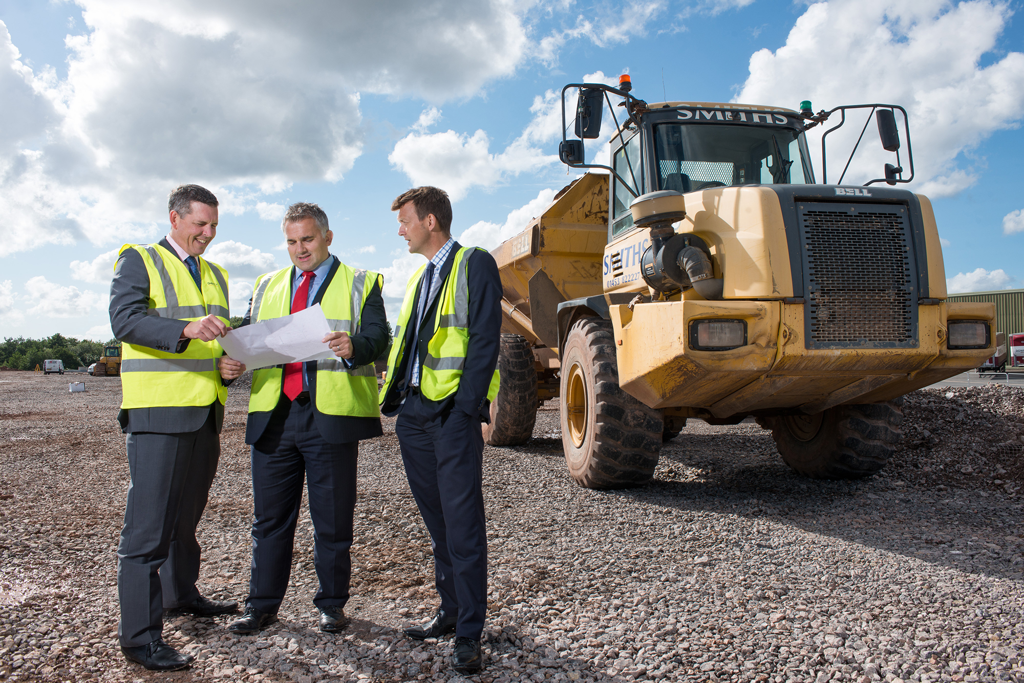 Executives on a Construction Site